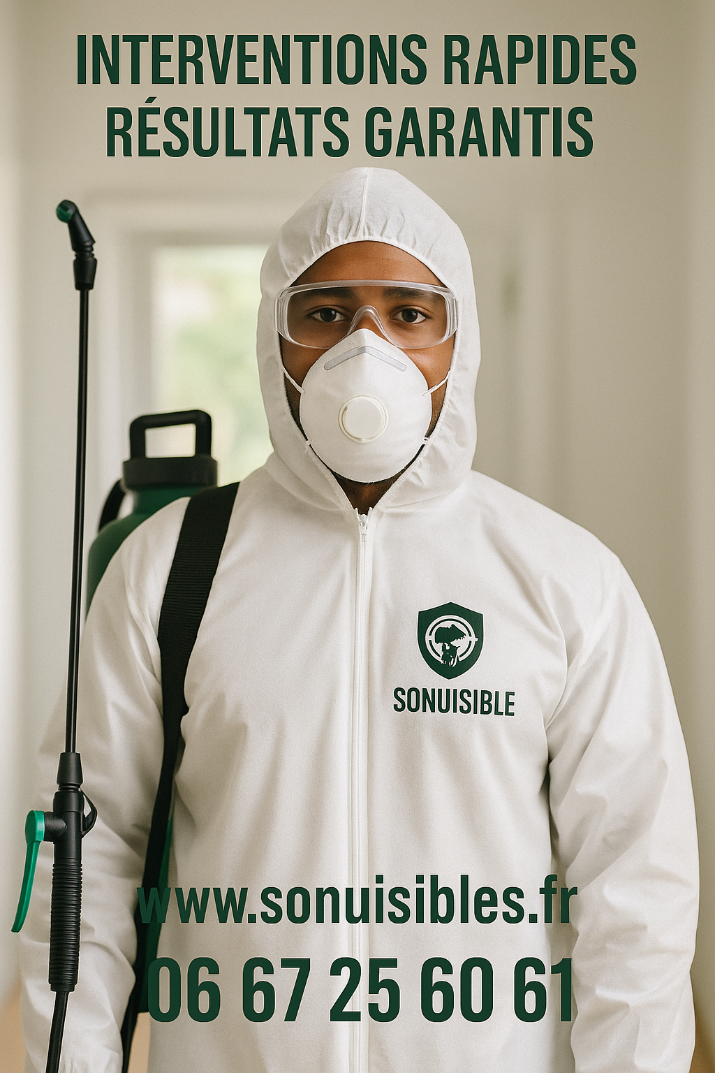 Désinsectisation tous types de nuisibles : Blattes, Punaises de lits …